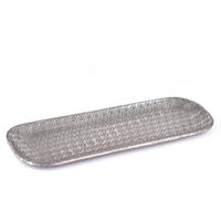 Plateau décoratif oriental Plateau de service Jabar Argent 30cm