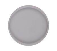 Plateau DéCoratif pour Pots de Fleurs, Soucoupe sans Trous, Plateaux en CéRamique Classiques Qui Embellissent Votre IntéRieur(6.6inch,Light Gray)