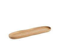 Plateau Décoratif Tre Brun Moyen 34x9.5