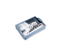 AIDAPT Plateau repas en bois avec coussin, Chatons