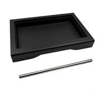 Plateau d'égouttage à profil bas efficace pour Gaggia Classic Pro en acier inoxydable pour tube en acier pour une configuration d'expresso simplifiée (A)