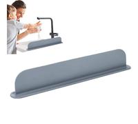 Plateau d'égouttement avec poignée - Bavettes pour évier de cuisine | Support en silicone avec ventouses | protection anti-éclaboussures réutilisable pour robinet, lavage assiettes, évier de cuisine