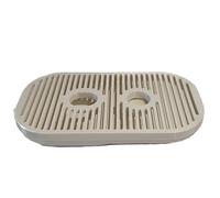 Plateau d'égouttement plat pour machine à café Philips Baristina Portafilter adapté aux tasses à café et tasses supérieures (blanc avec porte-filtre #05)