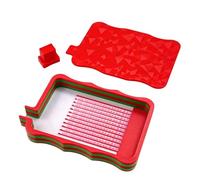 Plateau dégradé Bedazzling, outil d'organisation de tri d'art, plateau d'artisanat de lapidation de perles de strass portable, accessoire de fabrication de bijoux, organisateur de poste de travail d'a