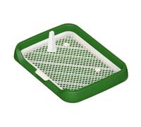 Plateau d'entraînement en pot de chien - Tampon de grille à masse plate, base sans glissement robuste, colonne amovible de lavage facile, porte-traits durable, approvisionnement d'entraînement à confi