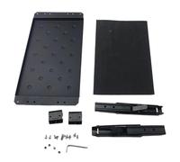 Plateau d'établi pliable pour boîte à outils, amovible, pas besoin d'installation de perçage, surfaces de travail extensibles en aluminium, plateau à outils sans perçage