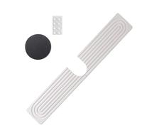 Plateau D'évier En Diatomite - 15,75 X 3,94 X 0,35 Pouces, Protecteur De Pierre, Collecteur De Gouttes Super Absorbant, Conception En Fibre Végétale Naturelle | Cuisine Maison Appartement Ferme Hôtel