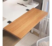Plateau d'extension de bureau ergonomique, 90 x 24 cm, support de clavier doré, facile à installer, pour bureau, réglable de 20 à 120 cm, parfait pour une saisie confortable et des solutions peu