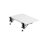 Plateau d'extension de bureau ergonomique pliable à 90° pour bureau - Support coude résistant au stress - Solution d'économie d'espace pour un meilleur confort