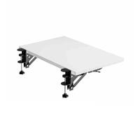 Plateau d'extension de bureau ergonomique pliable - Extension de clavier à clipser pour un espace de travail amélioré réglable et peu encombrant Parfait pour la maison, le bureau, l'étude, assemblage