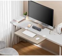 Plateau d'extension de bureau ergonomique, sans perforation, plateau de tiroir pour clavier, support de coude d'ordinateur, parfait pour les bureaux à domicile