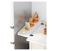 Plateau d'extension de bureau ergonomique - Table de salle à manger pliable et planche d'extension de bureau à pince pour la maison, le bureau, la cuisine, le salon, 70 x 20 cm (blanc)