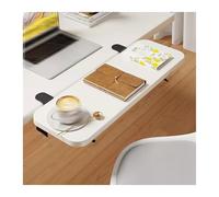 Plateau d'extension de bureau - Extension de clavier pliable à clipser pour ordinateurs de bureau, tables et rebords de fenêtre - Plateau réglable pour une meilleure efficacité de l'espace de travail