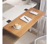 Plateau d'extension de bureau, extension de table de cuisine à clipser, convient pour la maison, le bureau, extension de bureau ergonomique, support de table d'accoudoir d'ordinateur, support de table