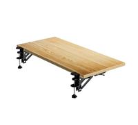 Plateau d'extension de bureau pliable avec bras de support, facile à installer et à ranger, idéal pour les tables de bureau et de salle à manger, soulage la fatigue