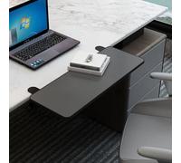 Plateau d'extension de bureau pliable - Plate-forme ergonomique pour clavier et accoudoir - Design sans perforation - Idéal pour le bureau à domicile et les tables - Soulage la fatigue et améliore le