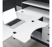 Plateau d'extension de bureau pliable polyvalent pour la maison et le bureau - Solution d'espace de travail extensible - Plateau de rangement pour économiser de l'espace