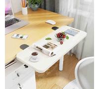 Plateau d'extension de clavier ergonomique pliable sous le bureau pour tables à angle droit Extension de clavier d'ordinateur gain de place Idéal pour bibliothèques et postes de travail