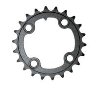 Plateau Diam 64 22 Dents 4 Branches Alu 7075 Sunrace Gris