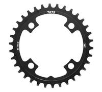 Plateau Diam 96 34 Dents 4 Branches Single Narrow Sunrace Noir