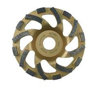 Plateau diamant LEMAN 1500125 - Segments virgules - Béton/Granit - 125x22,23x6,5mm