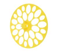 Plateau D'incubation Rotatif 18 Œufs en Plastique Jaune | Format Empilable 15,5x15,5x5cm, Compatible Poules et Cailles, Usage Maison