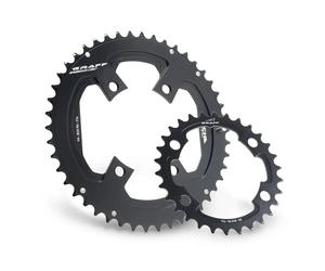 Plateau disque de vélo double Miche Graff Noir