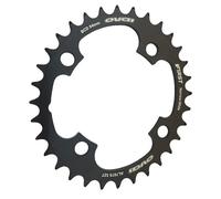 First Oval 4 Bolts Fitting 94 Bcd Chainring Noir 34t