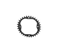 Massi Plateau ovale 104 BCD compatible Shimano 34 dents Noir