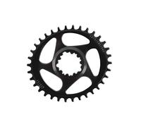 Massi Plateau Direct Mount ovale 34T Noir Narrow-Wide
