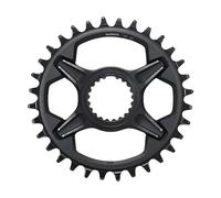 Plateau disque de vélo mono direct mount Shimano VTT XT M8100-8120 12V. Noir