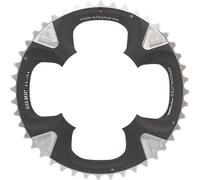 Plateau disque de vélo triple 104 exter 4 branches Specialités T.A. Sismic Noir