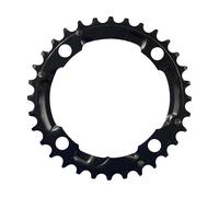 FSA Unisex in Acciaio 3 x 10 Shimano MTB Chainring, Nero, 104 × 32T