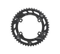 Shimano Plateau Cues U6000-2 80 BCD 46 dents Argenté et Noir