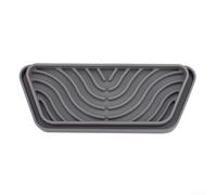 Plateau distributeur d'eau en silicone pour réfrigérateur et fontaine à boire Protection contre les déversements avec fonction de séchage facile (rectangulaire gris)