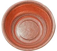 Plateau d'Offrande en Cuivre pour Église et Autel Martelé à la Main pour Eau Bénite et Encens Bol Cérémoniel pour Quête et Donations 34-40cm(Copper,34cm)