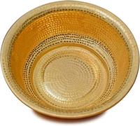 Plateau d'Offrande en Cuivre pour Église et Autel Martelé à la Main pour Eau Bénite et Encens Bol Cérémoniel pour Quête et Donations 34-40cm(Brass,34cm)