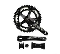 Plateau Double 53-39T pour Vélo Route 130BCD Plateau Double | Alliage 6061 pour robuste, plateau 7075 CNC, idéal course, 10-11 vitesses, montage facile