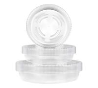 Plateau Égouttage Plan - Soucoupes pour Pots De Fleurs | Plateau Transparent 30 Pièces | Égouttoir Durable pour D'Intérieur Et Extérieur, Base Ronde Anti-Fuite, Support De Pot Jardin Balcon Te