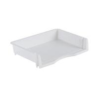 Plateau empilable pour documents - Lettres en papier empilables - Organiseur de bureau - Fichier horizontal vertical - Corbeilles à lettres - Porte-documents