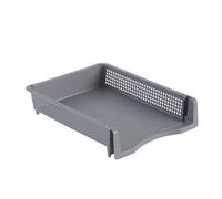 Plateau empilable pour documents - Lettres en papier empilables - Organiseur de bureau - Fichier horizontal vertical - Corbeilles à lettres - Porte-documents