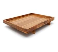 Plateau en Acacia - BREDEMEIJER - Wazuka - Rectangulaire - 40 x 30 x 6 cm - Durable