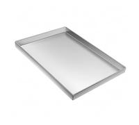 Plateau en Acier Inoxydable 304, Plateau Égouttoir Antirouille avec Bords Surélevés pour Cuisine, Salle de Bain, Coin Café et Organisation(50x20cm/20x8")
