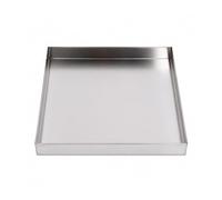 Plateau En Acier Inoxydable 304 - Utilitaire MéTal Antirouille à Bords SuréLevéS Organiseur De Comptoir Polyvalent Et éGouttoir Pour Cuisine Coin Café(70x70cm/27.5x27.5")
