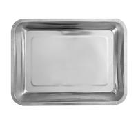 Plateau en acier inoxydable Alimentation Grade 12x10 pouce 2 pouces Profondeur Plateau Polied Bac lavable Rectangulaire Rust résistant à la pâtisserie épaissie en acier inoxydable