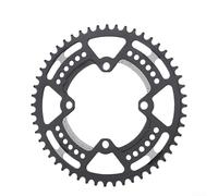 Plateau en alliage d'aluminium 4452T 891011 vitesse, 104BCD avec trou de clou non rainuré pour une meilleure performance (52T)