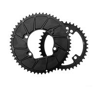 Plateau en alliage d'aluminium usiné CNC de 110 mm pour vélos de route, dents larges et étroites à vitesse unique, compatible avec les vitesses de chaîne de 9, 10, 11, 12 vitesses pour un changement