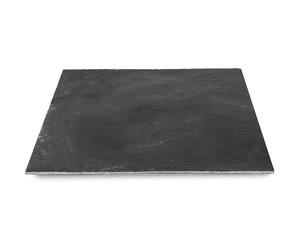 Plateau en ardoise Lacor 40x40x0,5 cm Noir TU