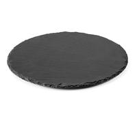 Plateau en ardoise ronde Lacor 35 cm Noir TU
