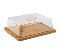 APS Germany – Plateau à fromage APS 820 en bois rectangulaire avec couvercle 24×18,5 cm, hauteur 8 cm